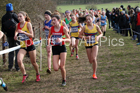Girls under-15s 2019 British Athletics Inter Counties Cross Country, Prestwood Hall, Loughborough. Photo:  David T. Hewitson/Sports for All Pics